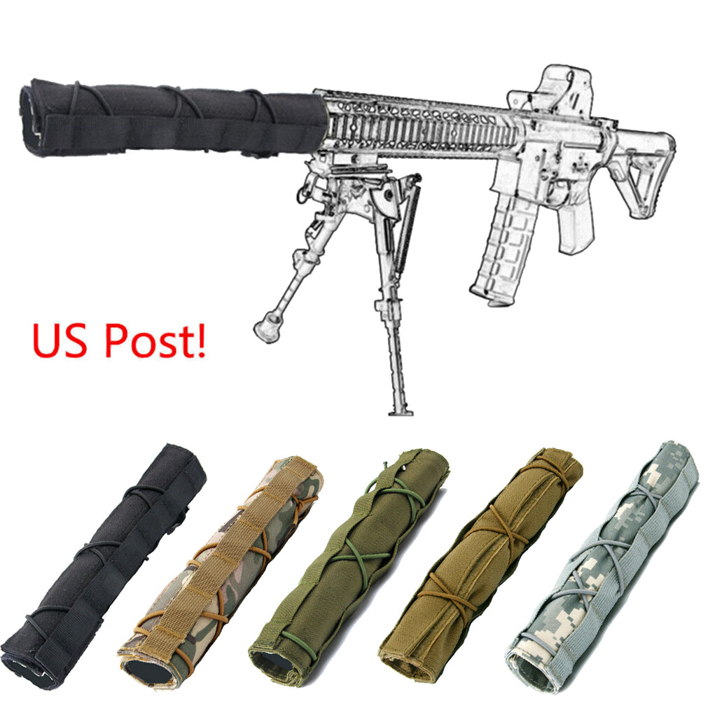 Tactical Muffler Hood Suppressor Phantom Wrap Muffler Sleeves Shooting Silencer
