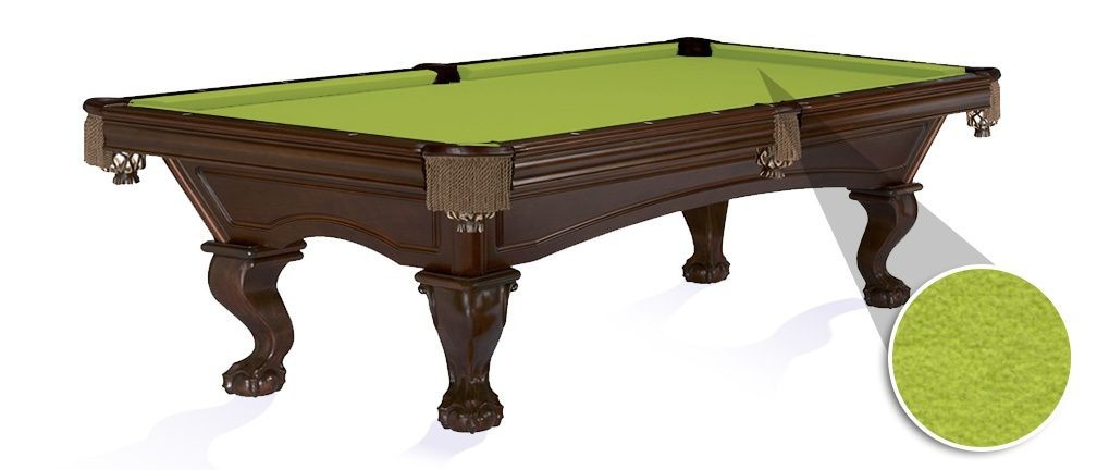 Championship Pool Table Cloth - Titan Brites - Brite Lime 8FT