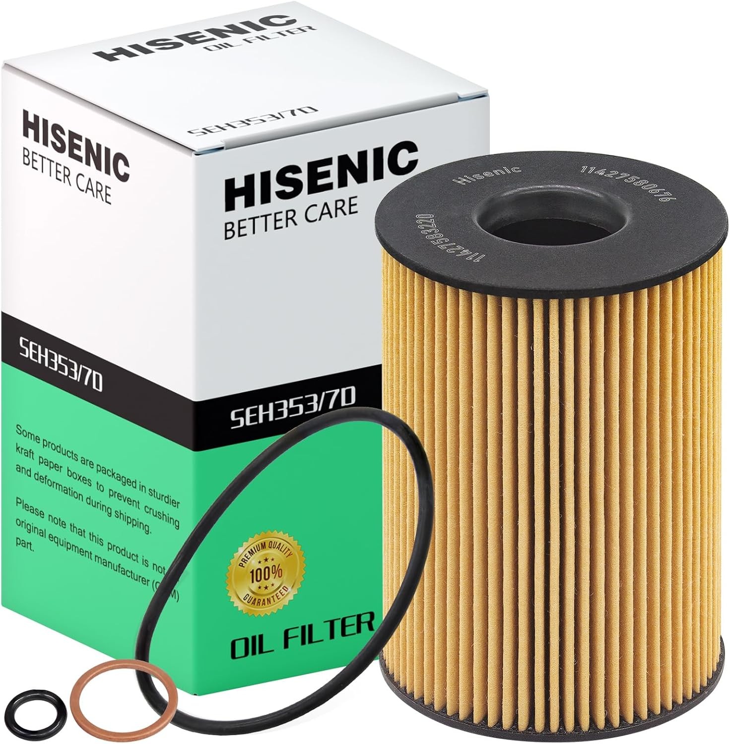 "Oil Filter V8 4.4L Fits Select BMW 550i 650i 750i 750Li Alpina B7 M5 M550i... "