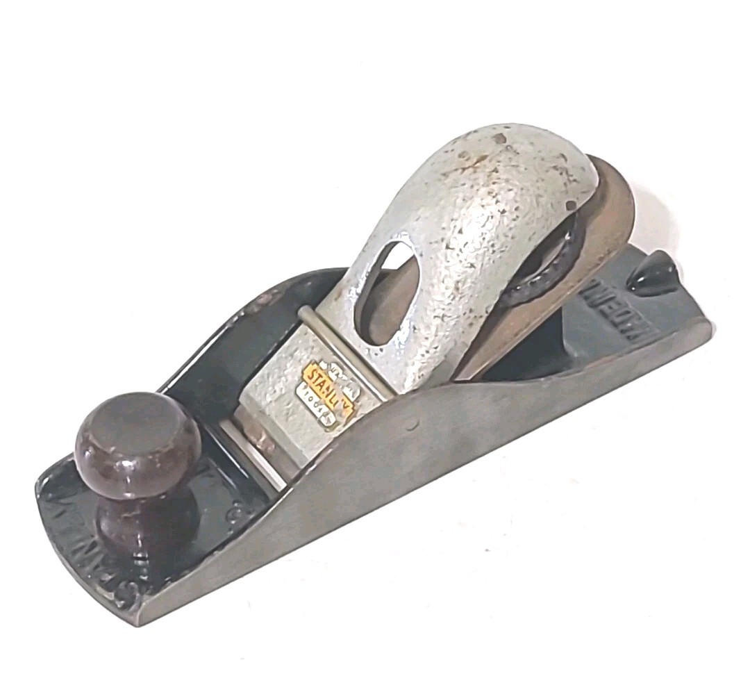Vintage Stanley No.110 Block Plane Carpenter Tool Made in USA