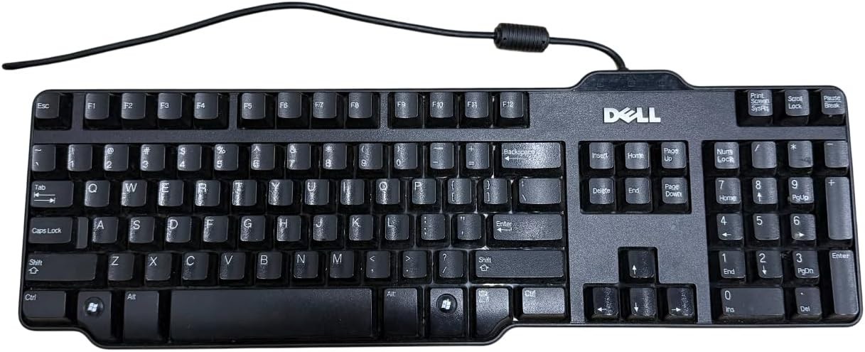 Dell 0W7658 RT7D50 104-Key USB Wired Standard Keyboard Genuine OEM