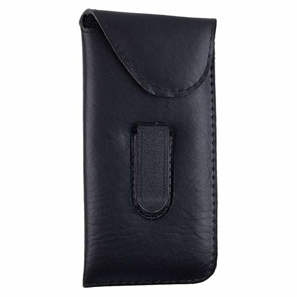 Eyeglass Pouch with Belt Clip, Protective Glasses Holder, PVC Slip-in Eyewear Sl