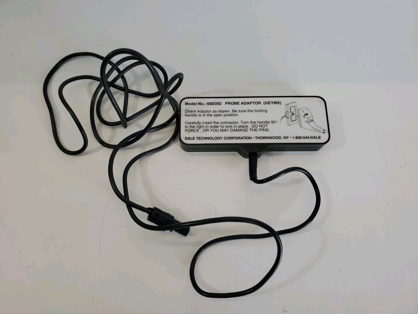 Dale 600/202 Probe Adapter GEYMS, Untested