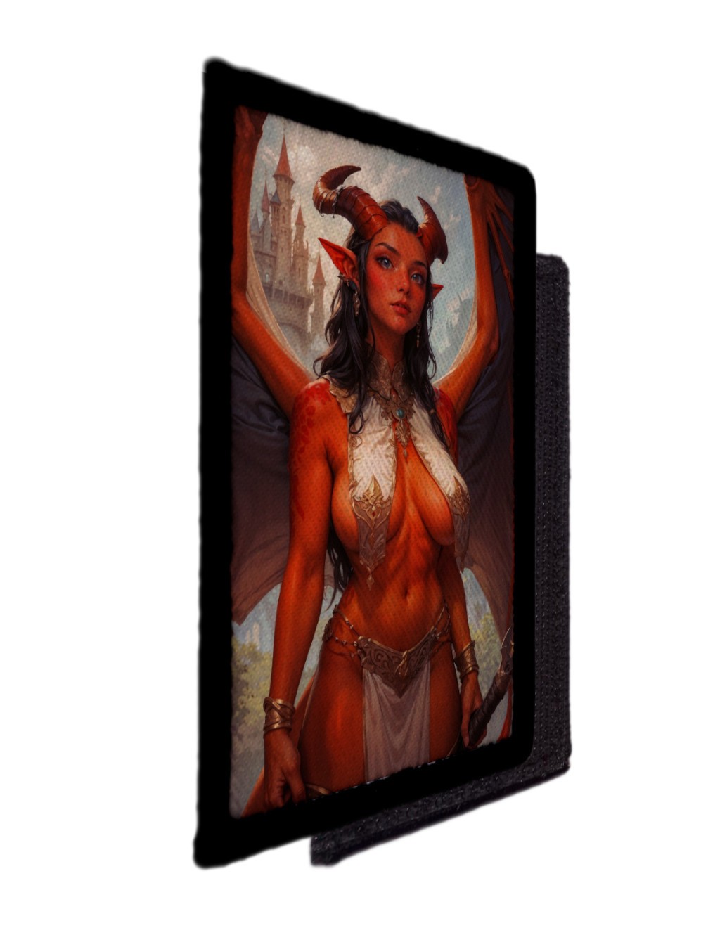 Devil with Pink Teddy Bear Patch Morale Hook Tactical [sub]