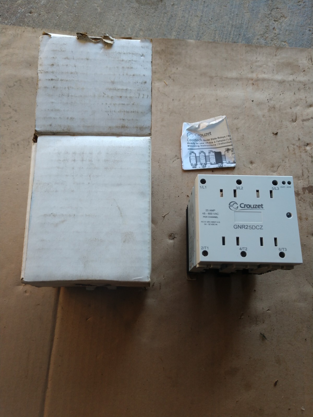 Crouzet GNR25DCZ Solid State Relay BRAND NEW NOS