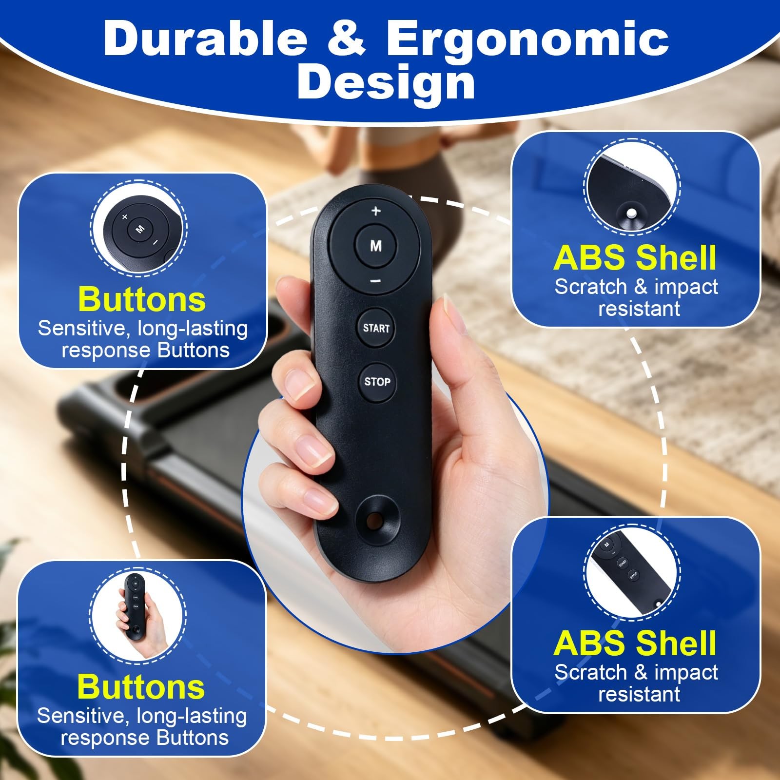 ZF0301 Replacement Walking Pad Remote Control ，Compatible with Yagud Walking ...
