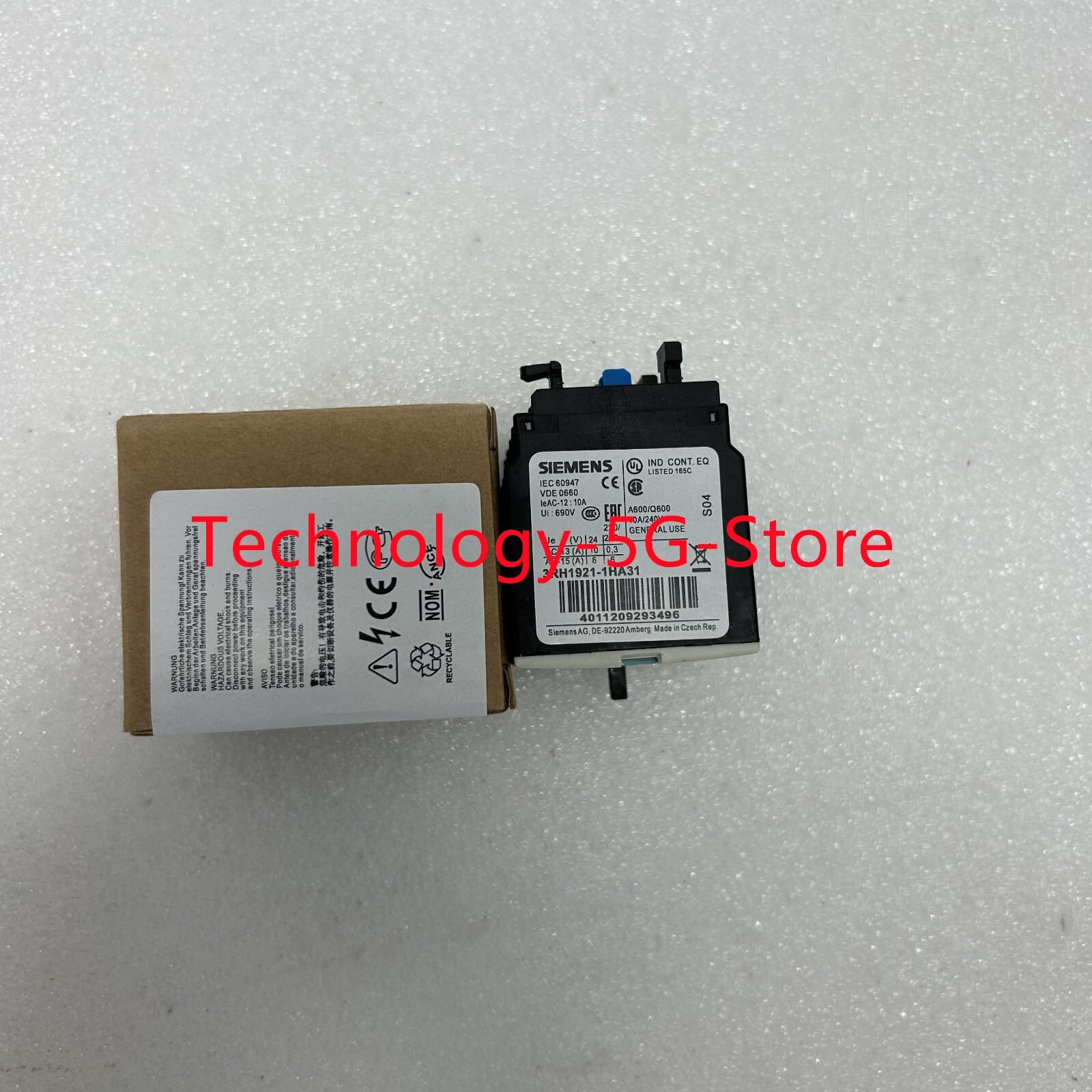 New Siemens 3RH1921-1HA31 Auxiliary Contact 3RH1 921-1HA31