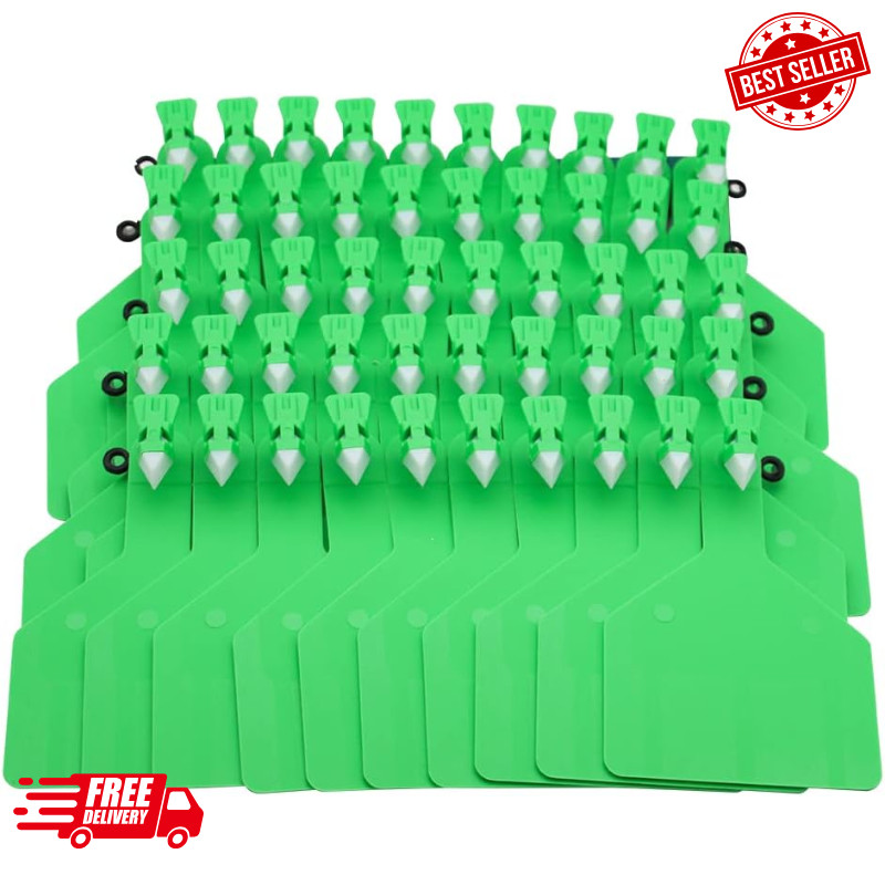 50Pcs Z Tags One-Piece Cattle Ear Tags TPU Blank Livestock Animal Identificat...