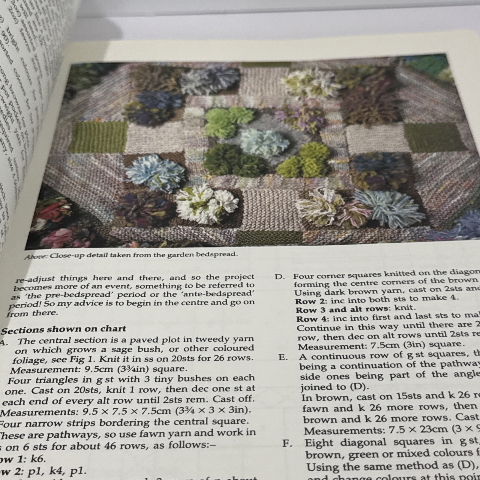 Knitted Gardens Knitting Pattern Book Jan Messent