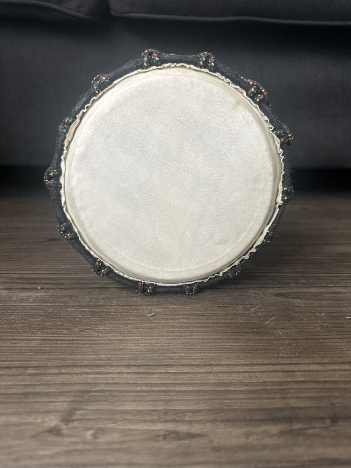 African Hand Drum Solid Mahogany Standard Goat Skin Drumhead 8”