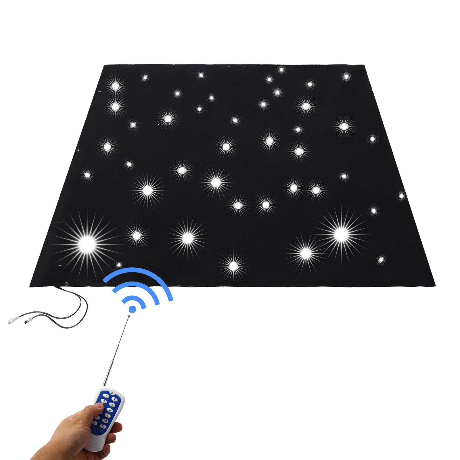 LED Stage Star Sky Background Stage Backdrop Curtain Wall Mounted w/ Controller