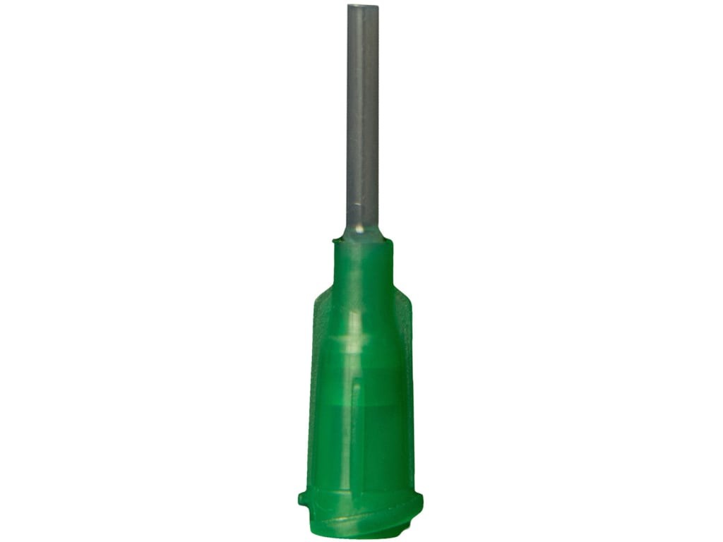 Jensen Global JG14-0.5TX - 14 Gauge 0.5 inch PTFE Tip ID .066 inch - Olive -