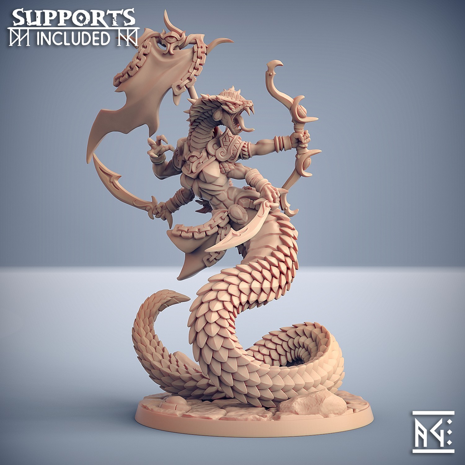 Sethris Bloodhiss - Artisan Guild DnD Resin Miniature 30mm/75mm RPG