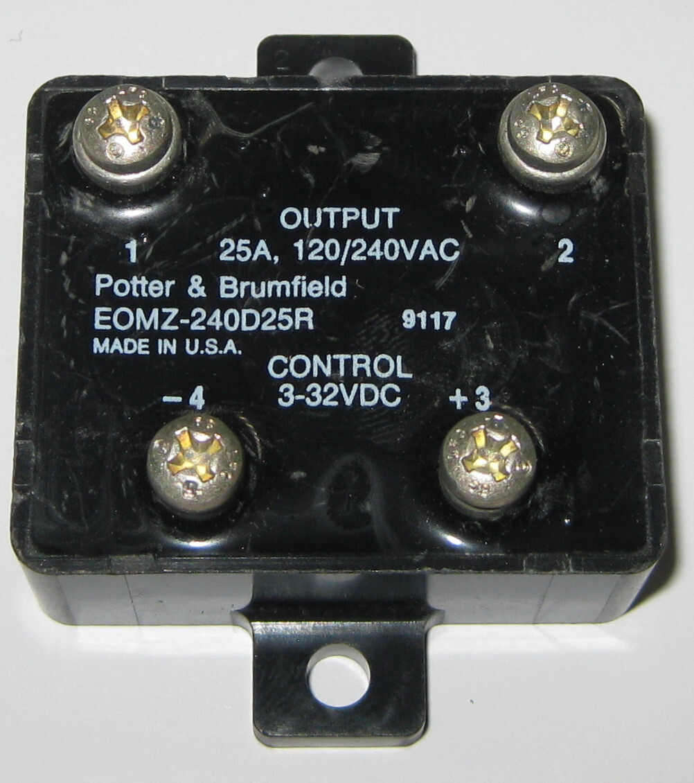 Potter & Brumfield Solid State Relay - 240V AC - 25A - EOMZ - 3-32 VDC Control