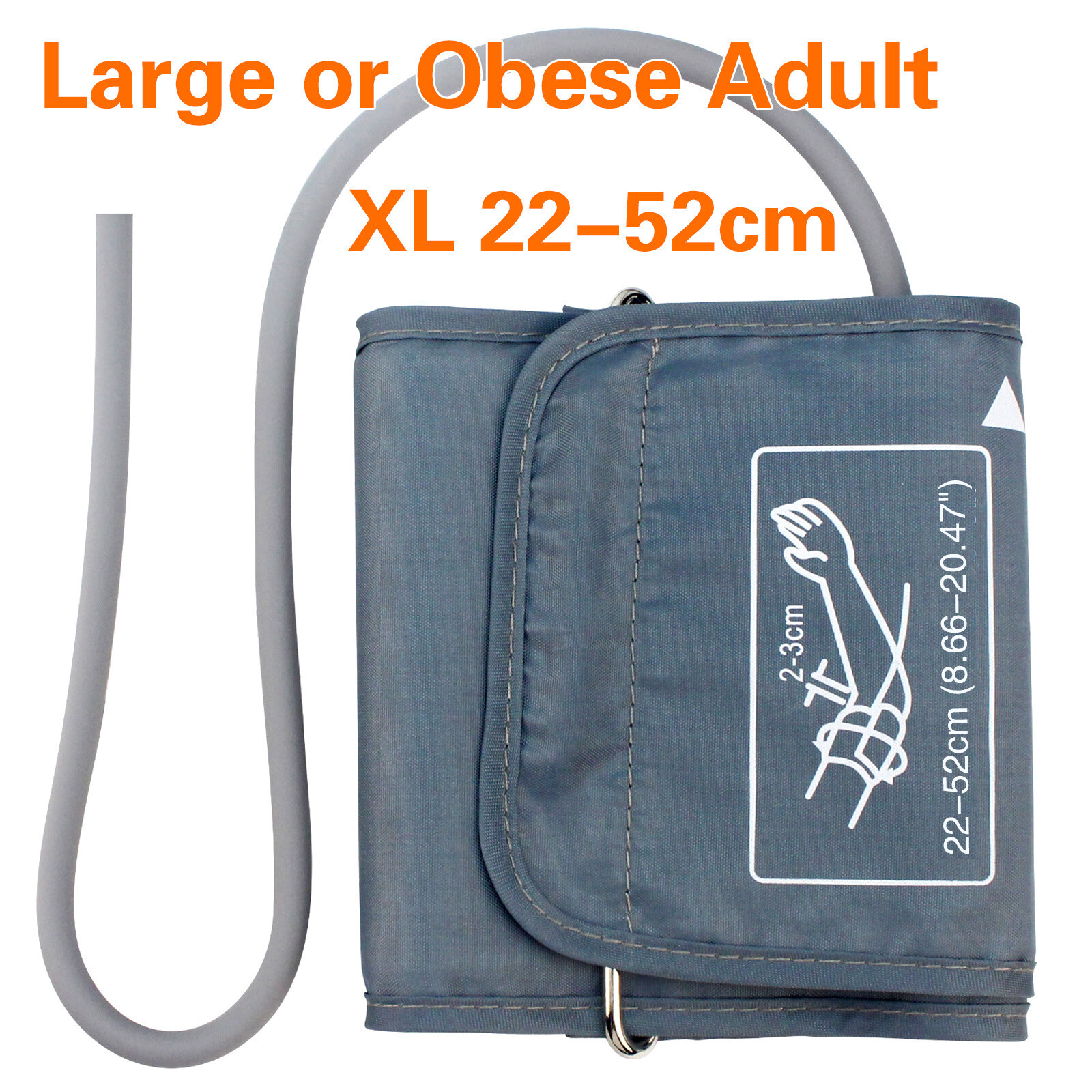 Replacement Cuff for Arm Blood Pressure Monitor Machine Extra Large Cuff 22-52cm