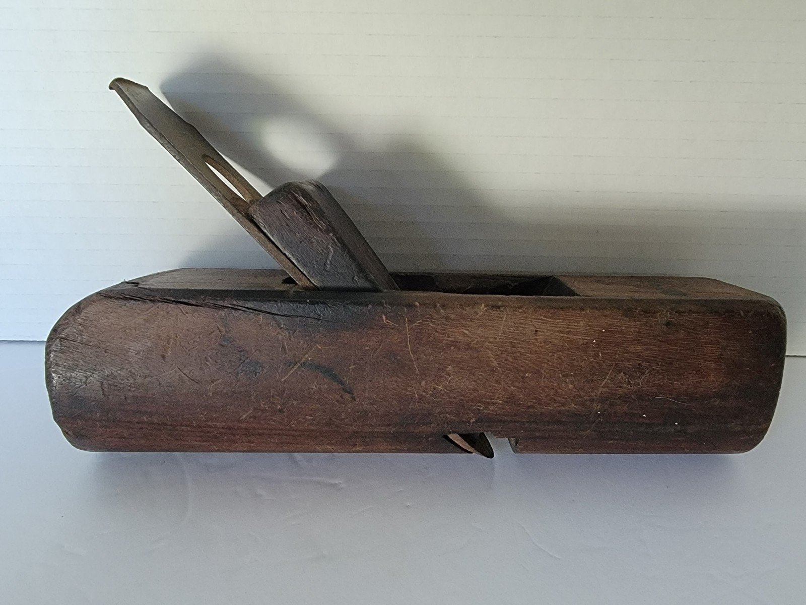 Antique Round Bottom Circular Wood  Plane French Peugeot Freres A Garantie