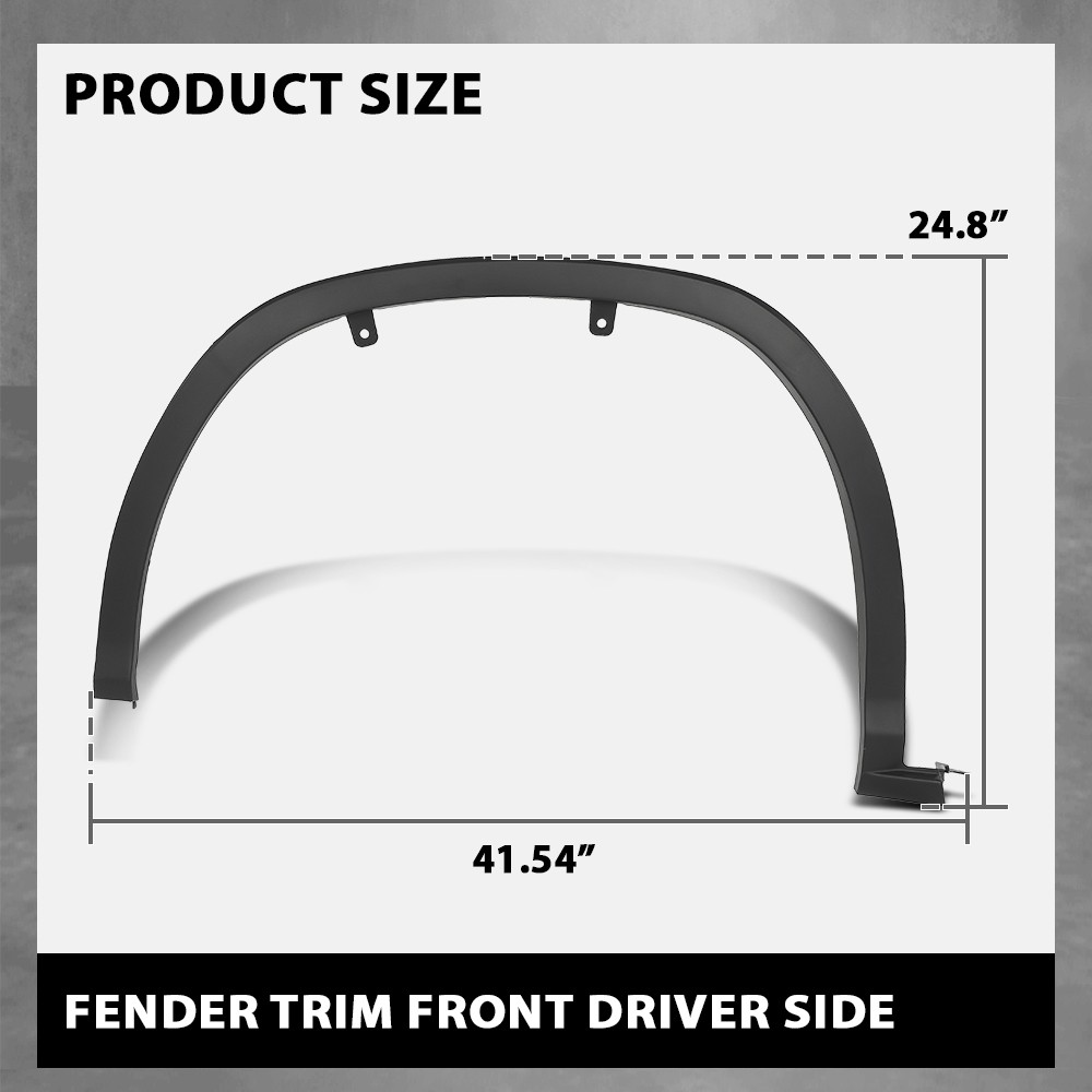 Fit For 2016-2019 Lexus RX350 RX450h Front Left Fender Flare Wheel Arch Molding