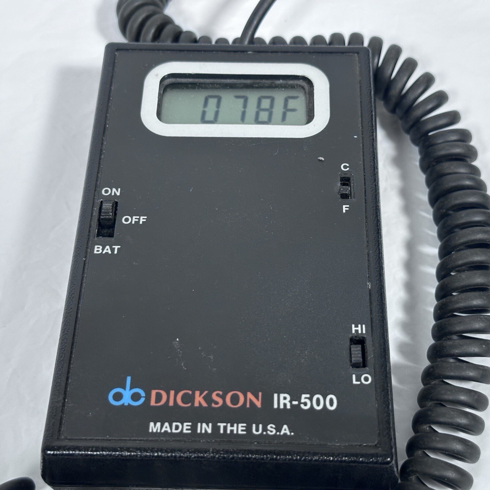 Dickson IR-500 Infrared Temperature Measuring Sensor 9V-DC