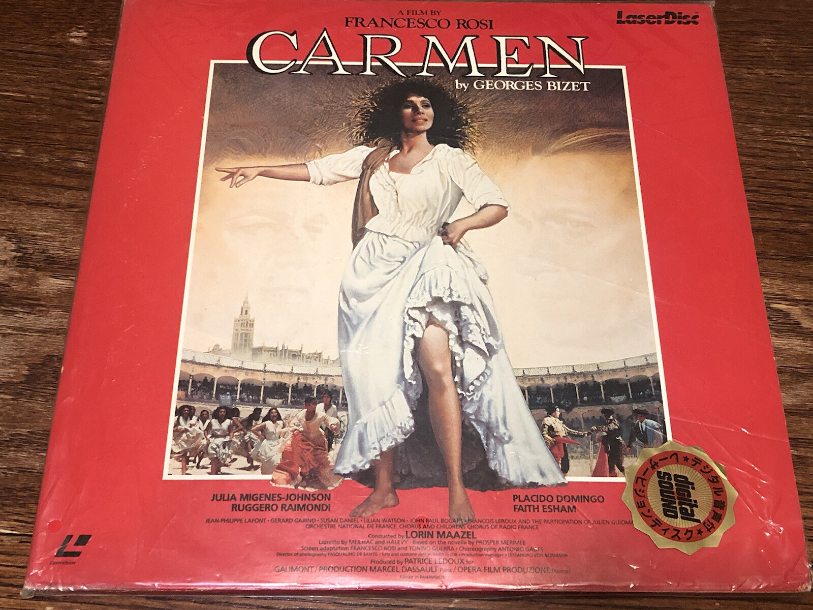 CARMEN by GEORGES BIZET  ORCHESTRE NATIONAL FRANCE  2 LASER DISC MADE IN JAPAN