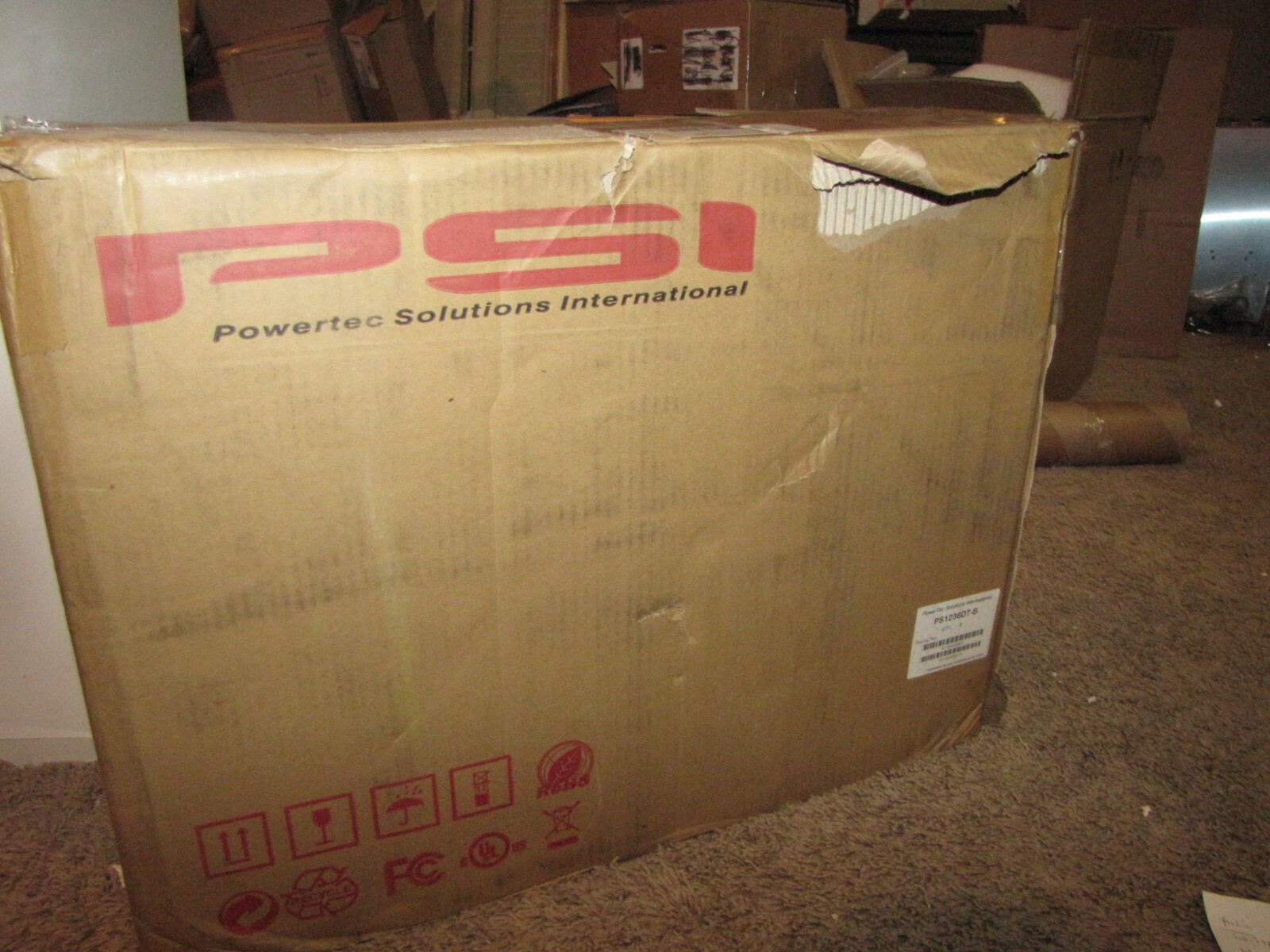 (Lot of 8) PSI Powertec Solutions International PS1236DT-B Power Supply