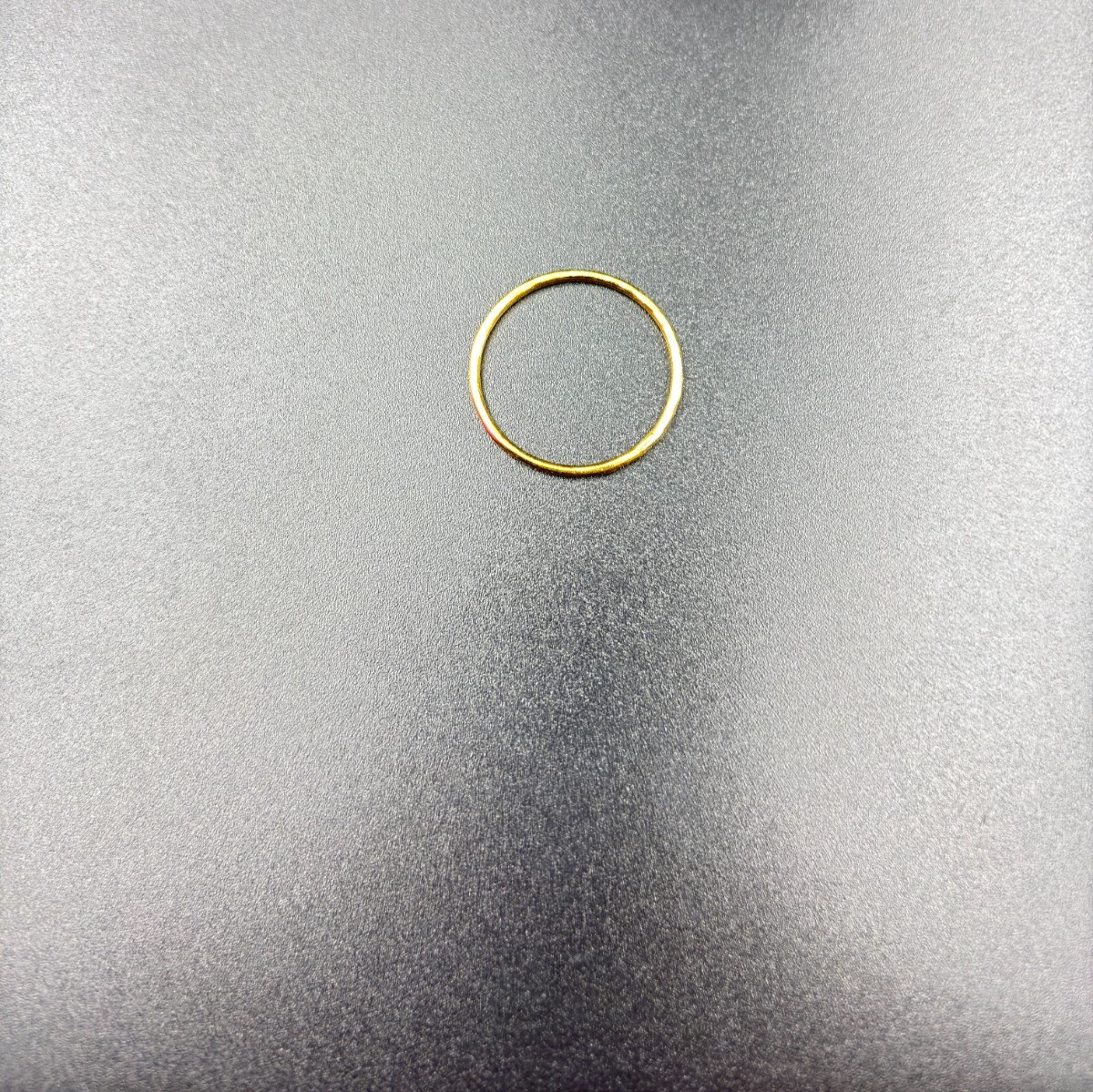 14k Gold Thin Ring Hammered Ring Stackable, Minimalist SZ: 5, 6, 7, and 8,9,10