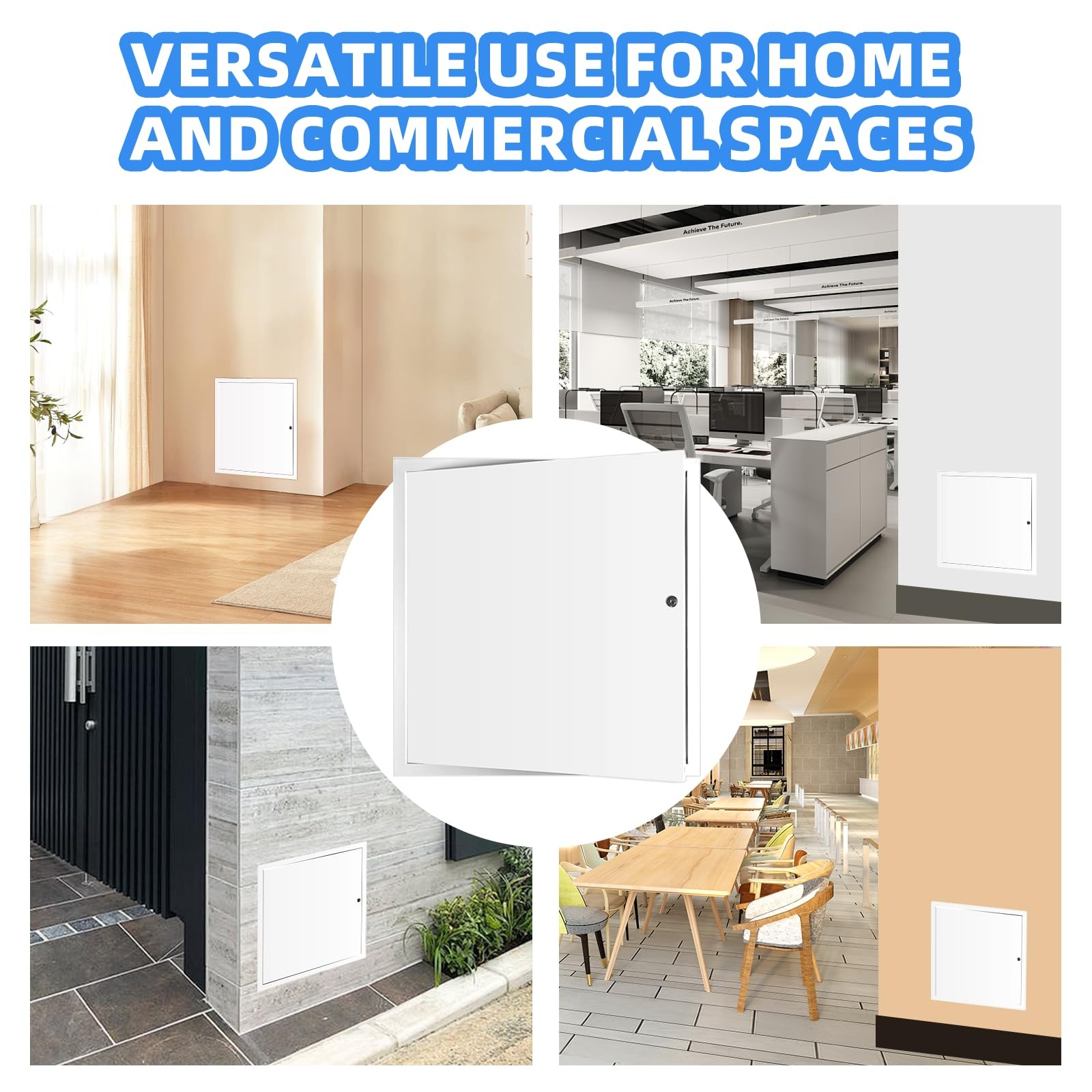 12" x 12" Metal Access Panel 1MM Thickened Access Panel for Drywall Aluminum ...