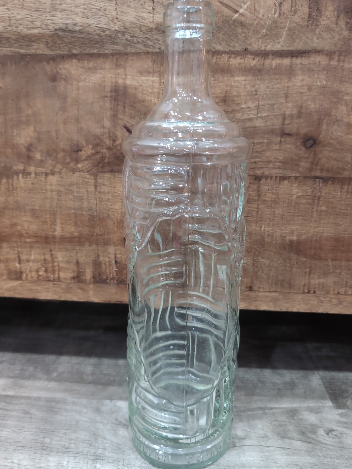 Julian Segarra Absinthe Chert Bottle Glass 12 1/4" Tall