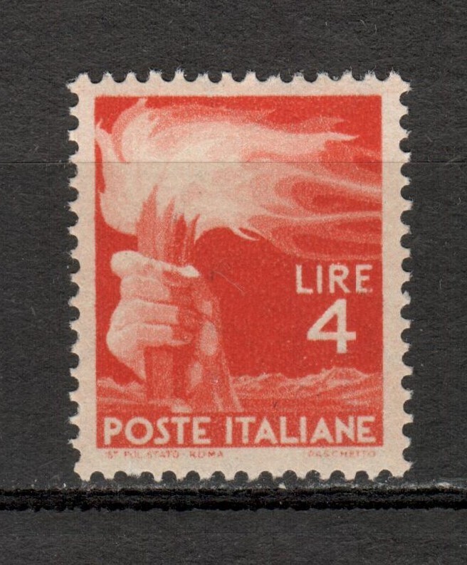 S33633 Italia Mnh 1945 L. 4 1V
