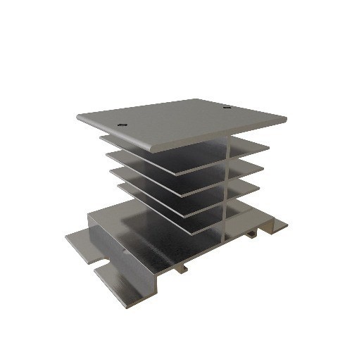 Aluminum Heat Sink SSR Dissipation Single Phase Solid State Relay 25A 120A