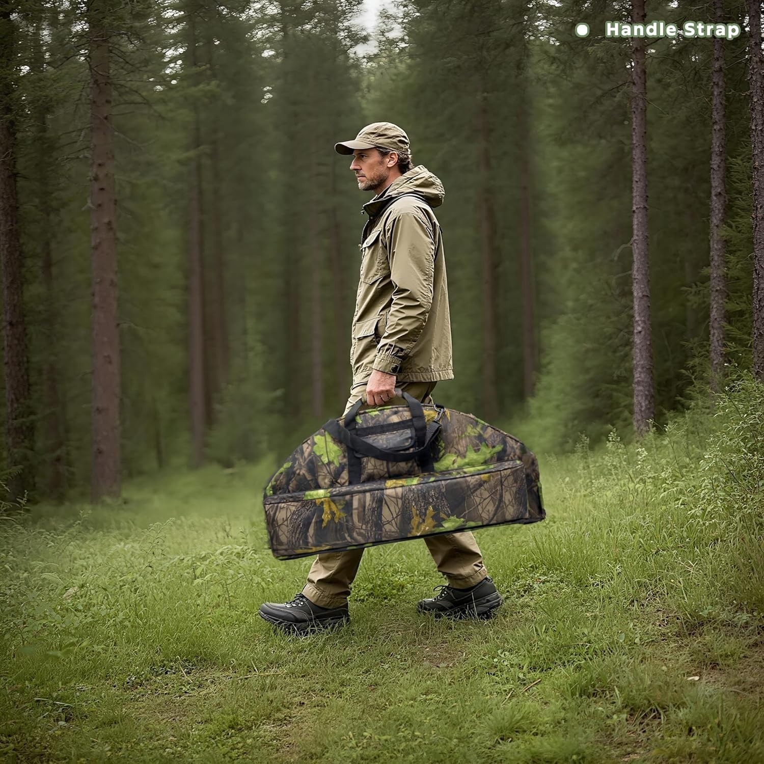Protective Compound Bow Case with Padded Interior