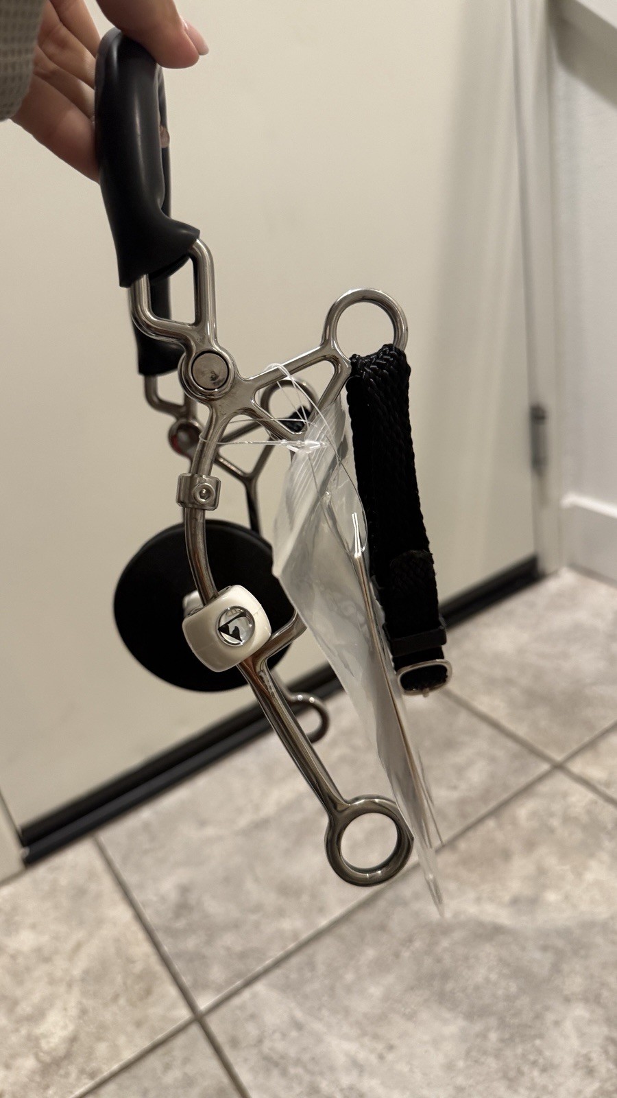 Inno Sense Flexi Soft Hackamore Combi Long Shank Bit 5.5