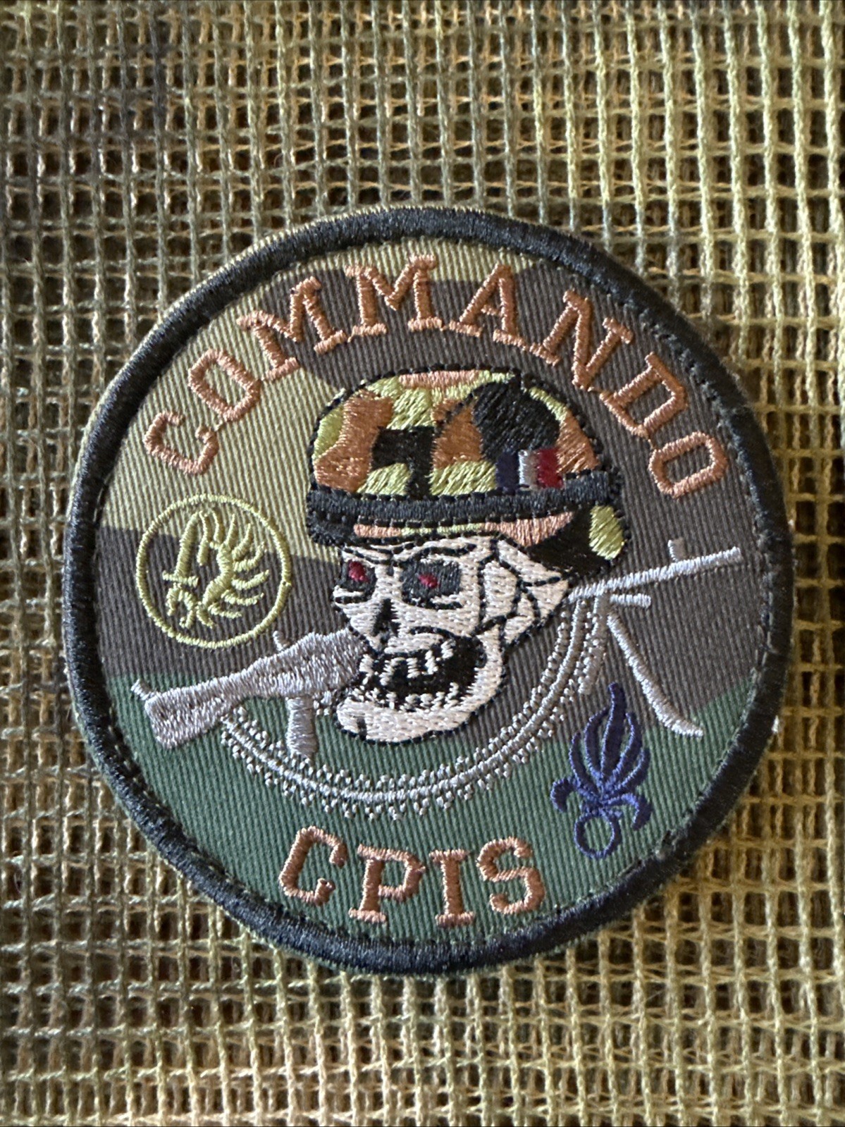 French Military/ Joint NATO/US AFGAN Operations CPIS COMMANDO 2 REP Patch -Rare