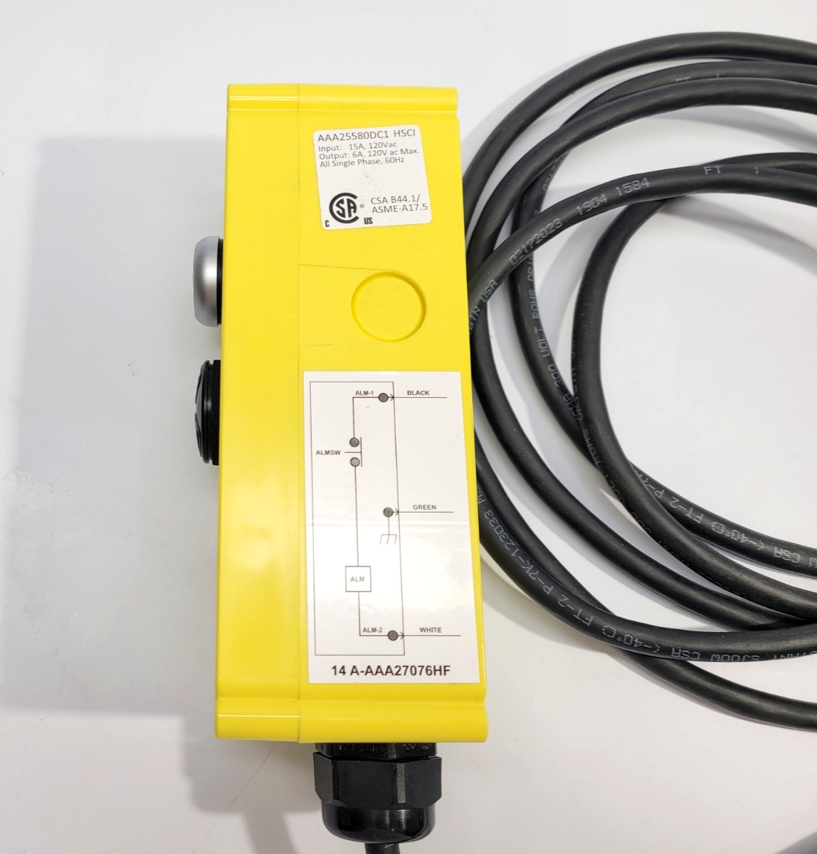 OTIS Buzzer Silencer Switch Elevator Part AAA25580DC1 120V AC HD Commercial