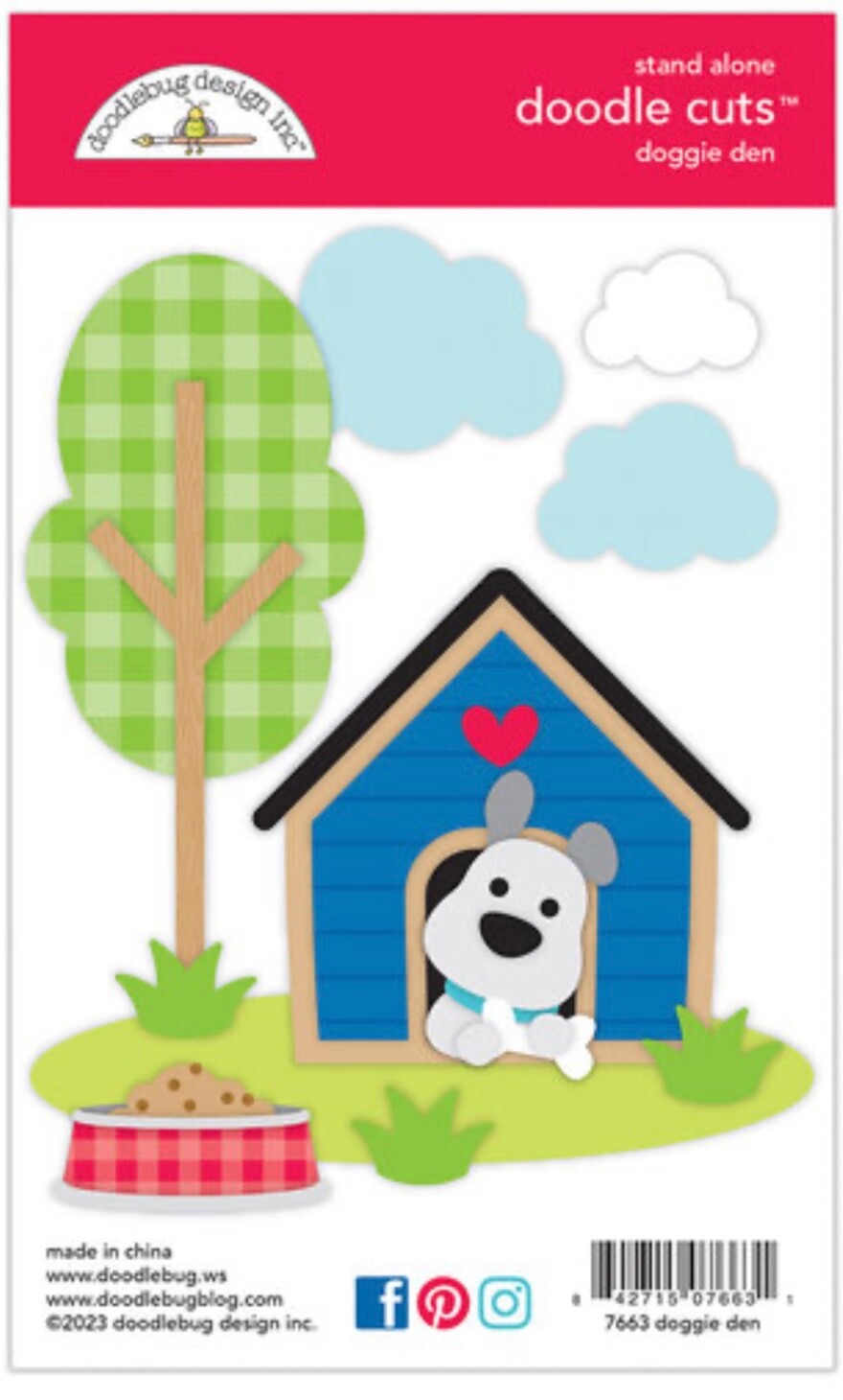 Doodlebug Doggie Den Doghouse Die Set