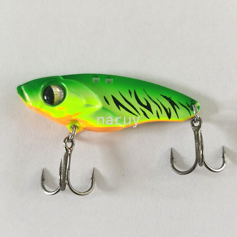 10PCS Metal Vib Blade Fishing Lure 5-14g Vibration Bait Vibe For Bass Pike Perch