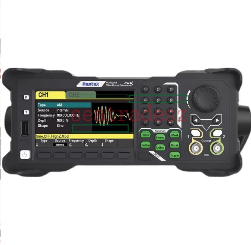 One Hantek HDG3042B 2-Channel Arbitrary Waveform Generator Frequency Meter New