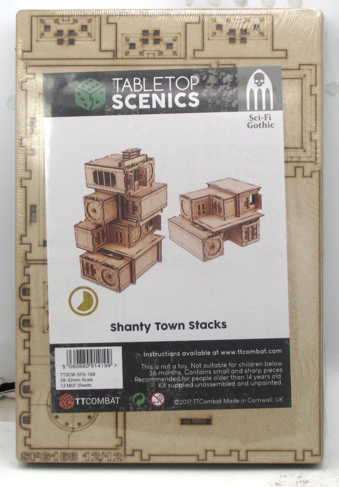 TTCombat TTSCW-SFG-168 Shanty Town Stacks (Sci-Fi Gothic) Residence Buildings