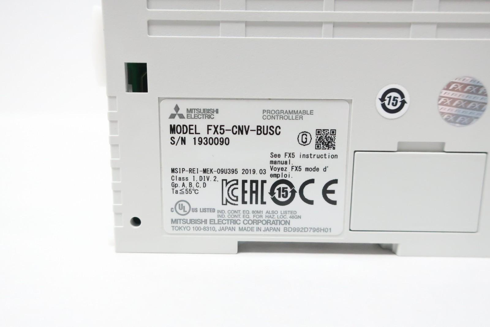 Mitsubishi FX5-CNV-BUSC Programmable Controller