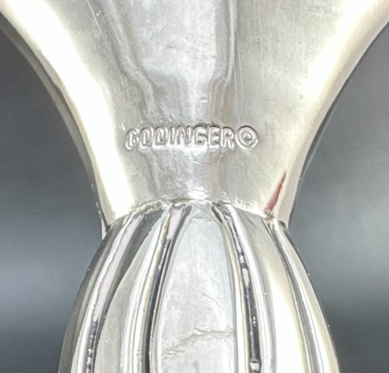 Godinger Silver Plate Turkey Serving Set Fork & Spoon Thanksgiving Dinner 13"