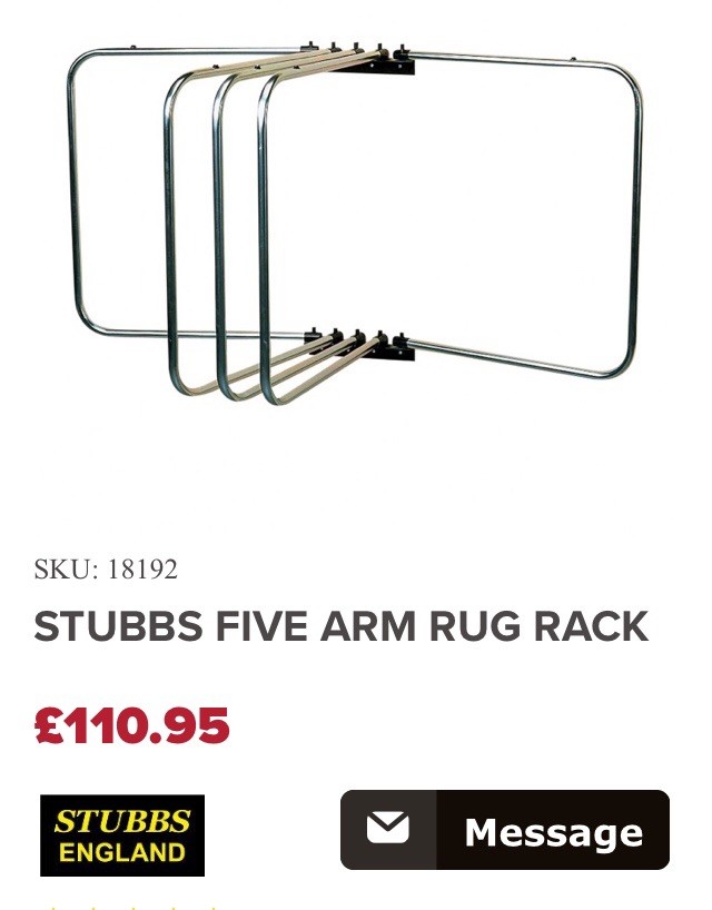 Stubbs Five Arm Blanket Rack