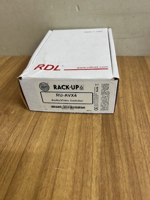 RDL RU-AVX4 Audio/Video Switcher