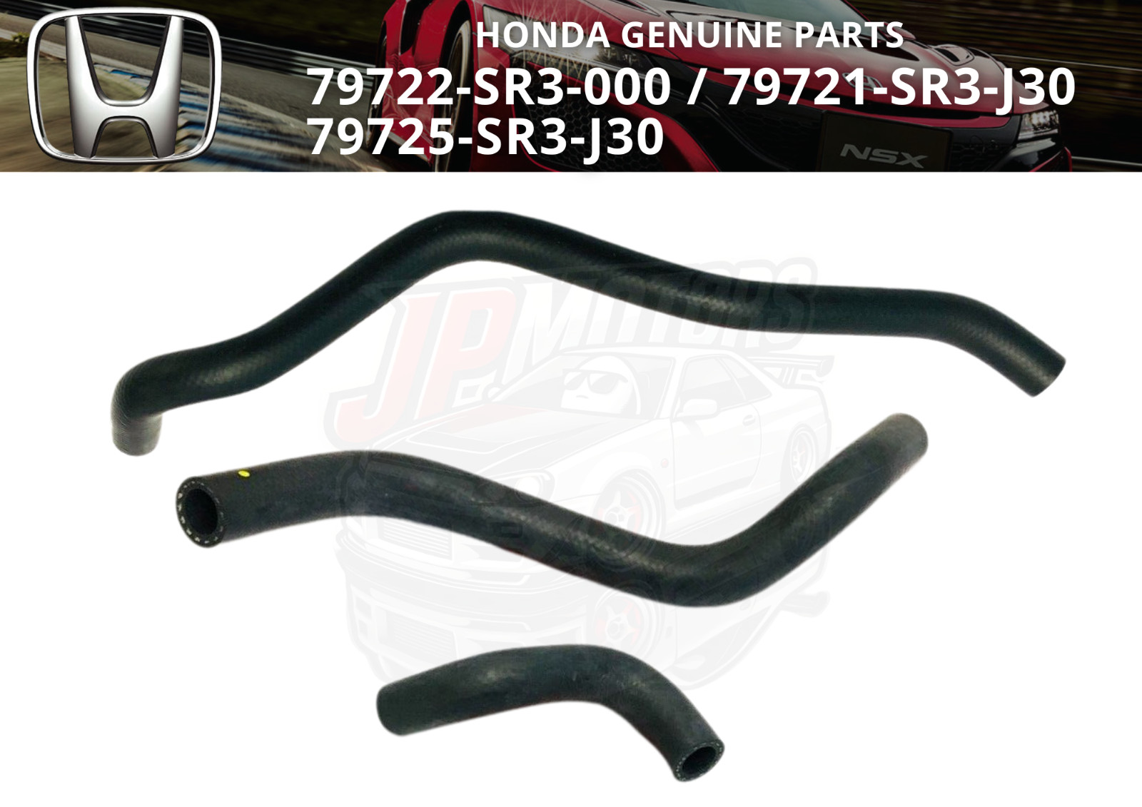 HONDA DEL SOL 94-97 GENUINE HEATER HOSE SET 79721-SR3-J30 other EG EK NEW JDM