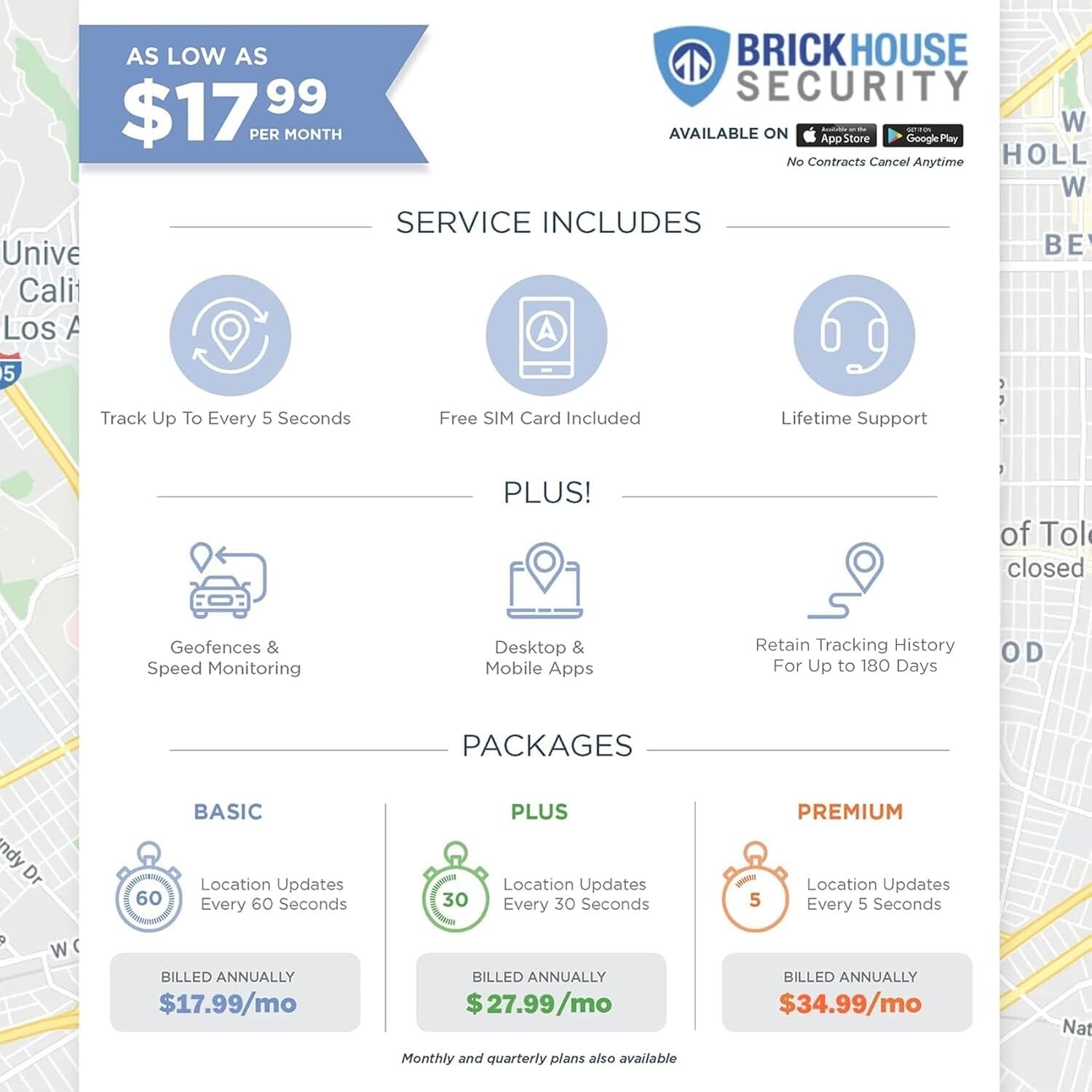 GPS Tracker for Vehicles with Real-time Alerts, 4G LTE - Livewire Volt
