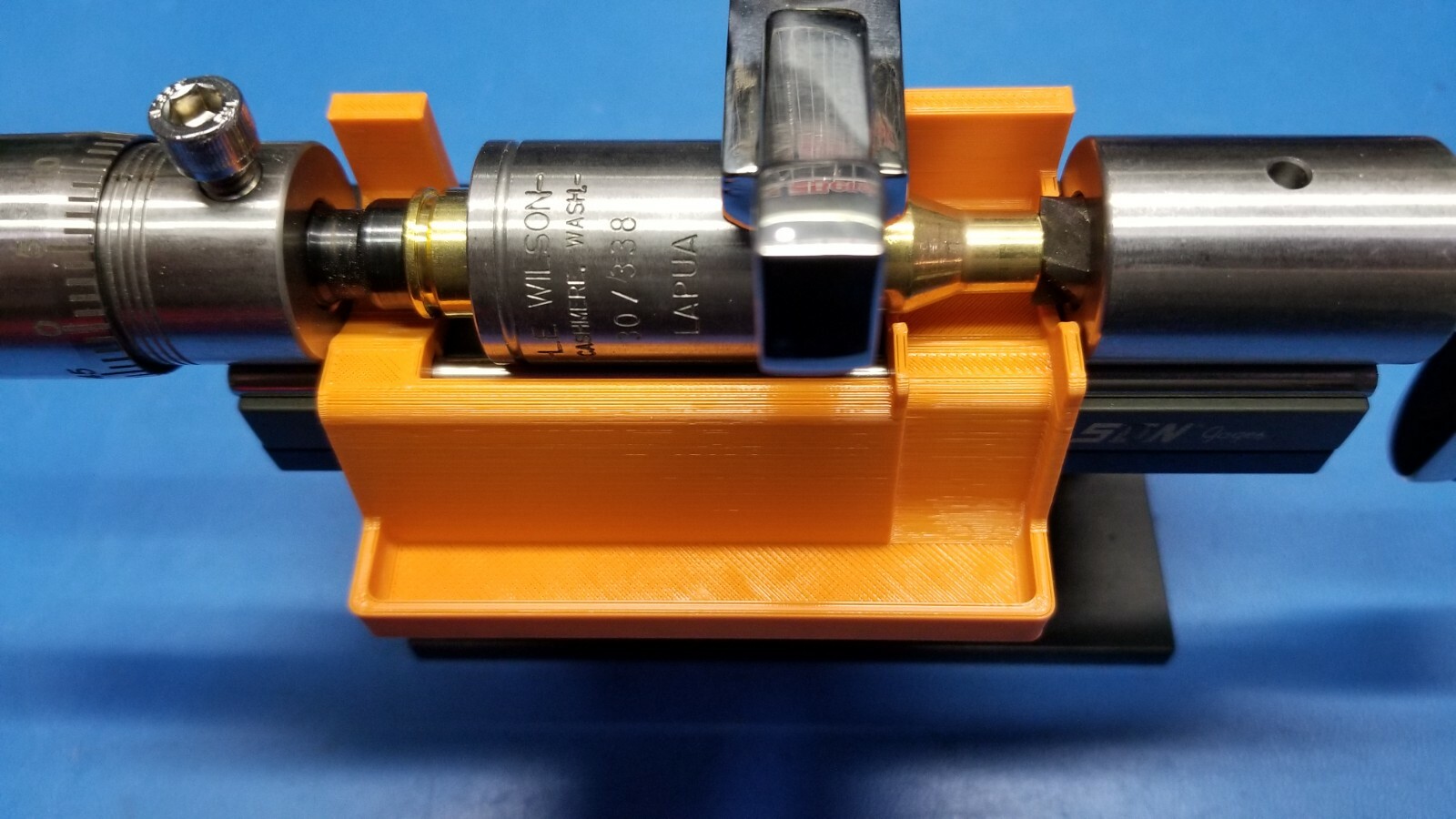 Brass shavings catcher for L.E. Wilson Case Trimmer
