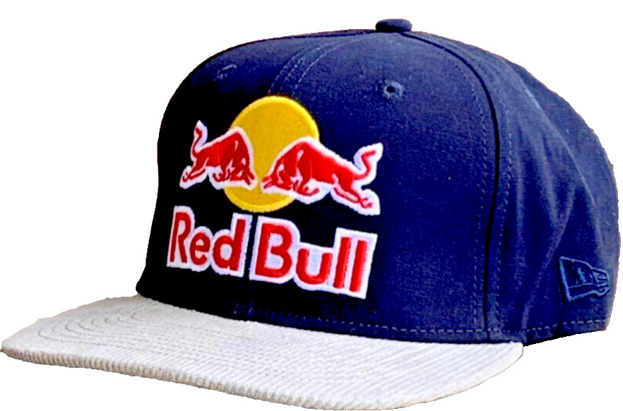 R -Night Sky & Taupe Corduroy Flat Brim Cap. 3 Logos. Racing/MotoGP.