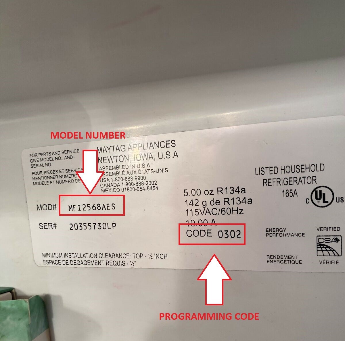 Whirlpool Kenmore Compatible W10310240 WPW10310240 Refrigerator Control Board
