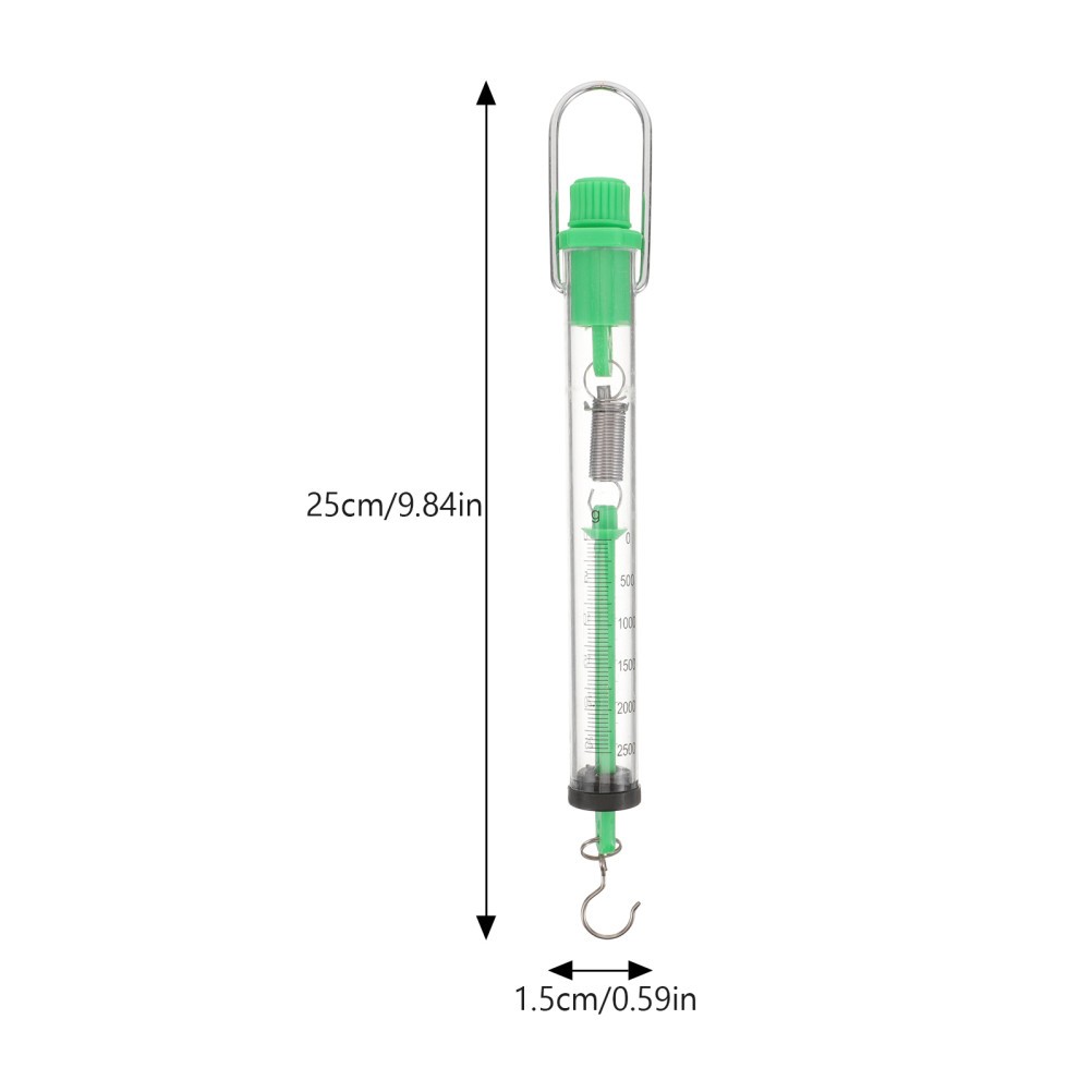 2 Pcs Portable Spring Scale Hook Science Dynamometer Mechanical Hanging