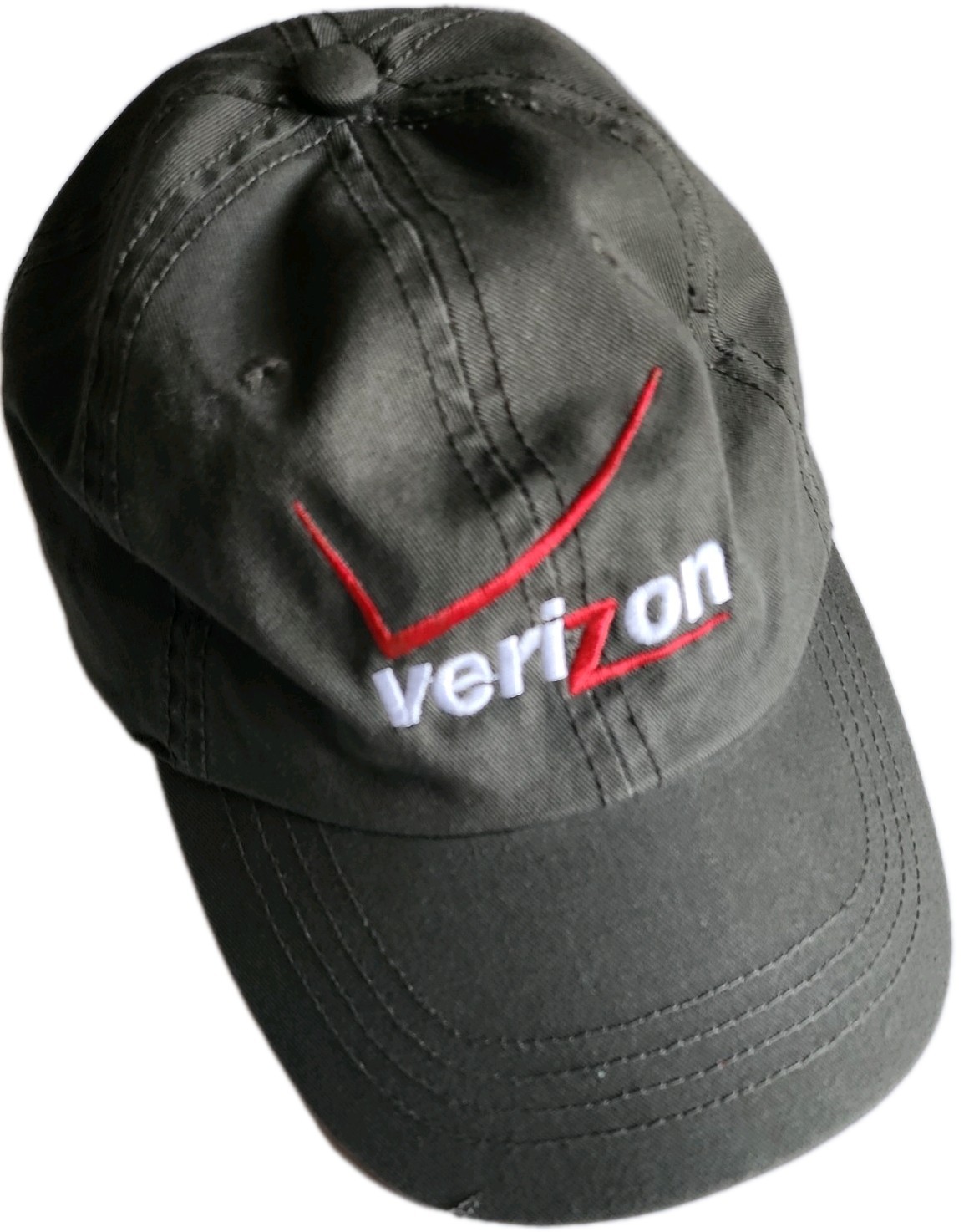 Verizon Employee Cap Hat Gray Mens Womens Adjustable Logo FAST FREE SHIPPING
