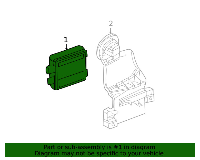 Genuine Ford Blind Spot Detection System Warning Sensor BE5Z-14C689-A