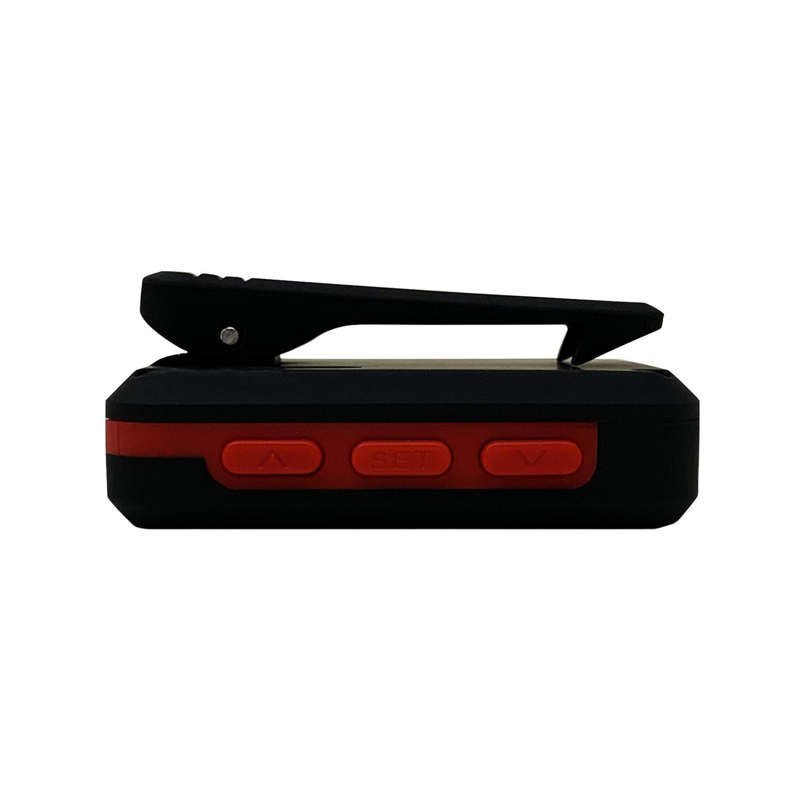 Gymboss Charge Interval Timer and Stopwatch & Watchstrap - Bundle Black / Red